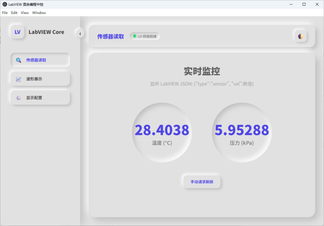【硬核】老瓶装新酒，AI + 网页界面 + LabVIEW 数据采集架构